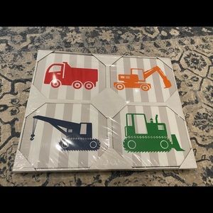 NWT 4 canvas wall art 10x 8